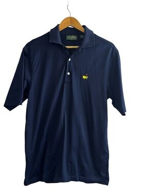 Amen Corner Masters Augusta Logo Polo 100% Fine Cotton Shirt Men’s Size S